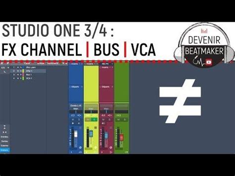 studio one vca channel